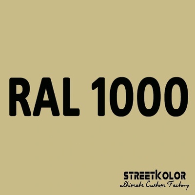RAL 1000 uretánová auto farba lesklá alebo matná 1 liter + tužidlo + riedidlo