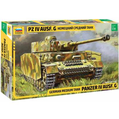 ZVEZDA Model Kit tank 3674 Panzer IV Ausf.G 1:35