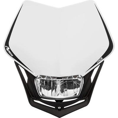 Rtech UNI predné maska vrátane svetlá V-Face FULL LED bílá/černá