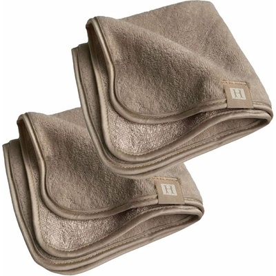 Seiya bambusový uterák na tvár 2 ks 30 x 30 cm taupe