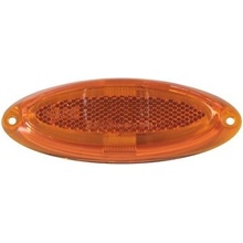 LED obrysová světla Dimatec Oval barva oranžová
