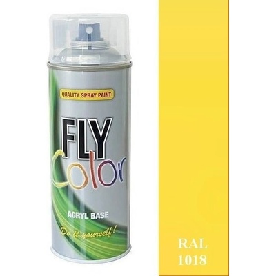 FLY COLOR - akrylová - Ral 1018 - žltá zinková - 400 ml