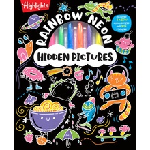 Rainbow Neon Hidden Pictures - Highlights