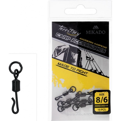 MIKADO Rýchloobratlík s krúžkom veľ.8 10 ks