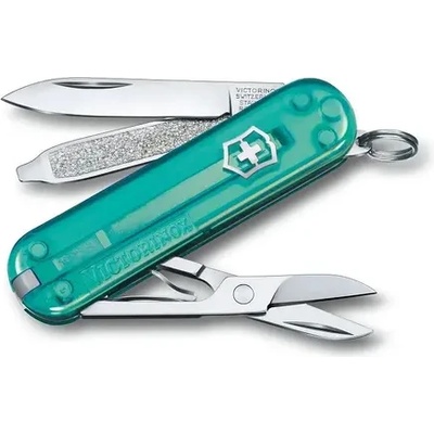 Victorinox Швейцарски джобен нож Victorinox Classic SD Transparent Tropical Surf (0.6223.T24G)