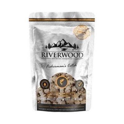 Riverwood хрупкави лакомства сьомга и бяла риба 200gr