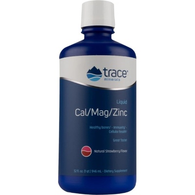 Trace Minerals Liquid Cal/Mag/Zinc [946 мл] Ягода