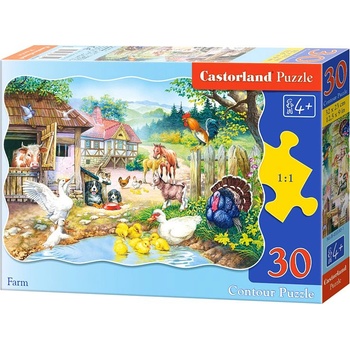 Castorland Farm 30 pcs Контурен пъзел 30 броя Ферма (PC-03310) (PC-03310)