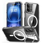 ESR Калъф за iPhone 16 + калъф - ESR Classic Hybrid HaloLock HaloLock Kickstand - Clear