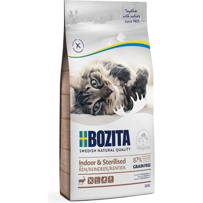 Bozita Feline Indoor & Sterilised Reindeer 10 kg