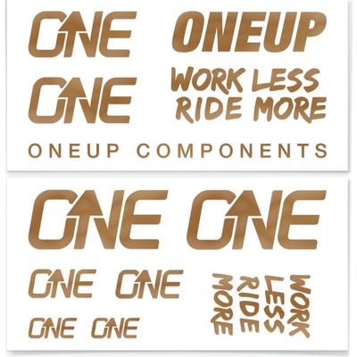 OneUp Decal Kit Handlebar matte bronze (sram)