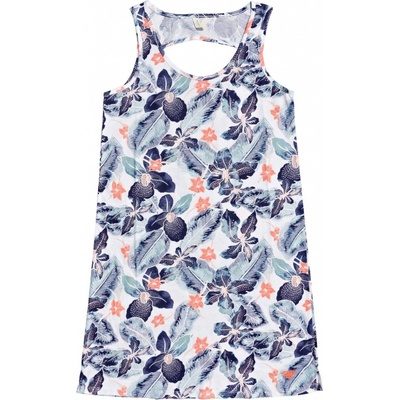Roxy youth warm vibes dress bright white Summer spirit sw wbb8
