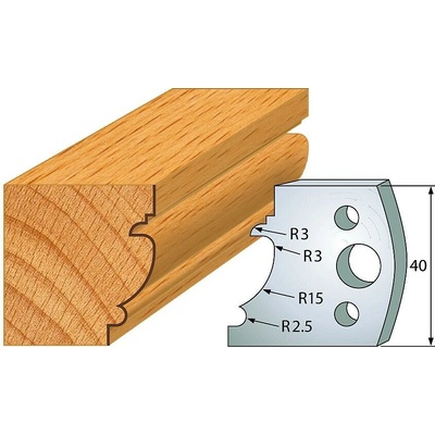 IGM Professional IGM Profil 121 - pár nožov 40x4mm SP F026-121