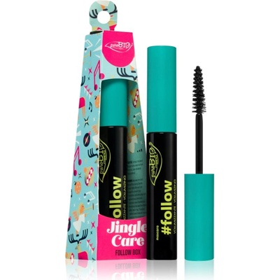 puroBIO Cosmetics Jingle Care Follow Box спирала придаваща обем подаръчно издание 8ml