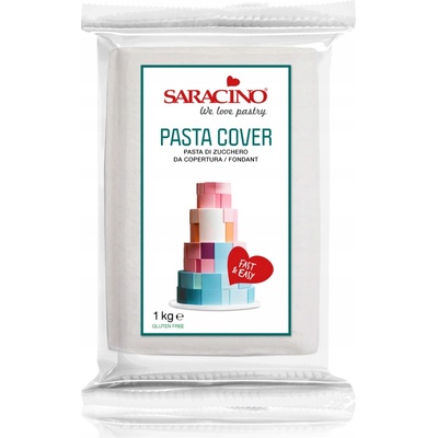 Saracino Poťahovacia hmota PASTA COVER Biela White 1 kg