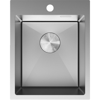 Mexen Solix стоманена кухненска мивка с 1 корито 400 x 500 mm, инокс - 6406401000-01 (6406401000-01)