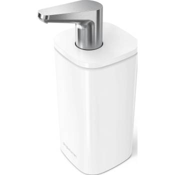 simplehuman Дозатор за сапун Simplehuman стоманен 295 мл бял (KT1193)
