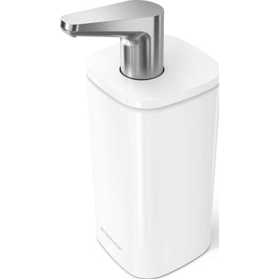 simplehuman Дозатор за сапун Simplehuman стоманен 295 мл бял (KT1193)