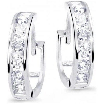 Cutie Diamonds slušivé dětské náušnice z bílého zlata s brilianty DC3345-10-00-X-2