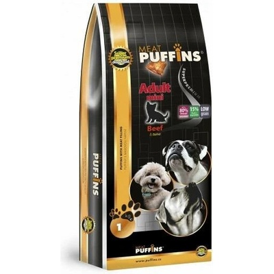 Puffins Yorkshire & Mini s masovou náplní pro psy 1 Kg