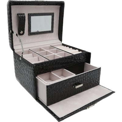 Gaira dvoupatrová šperkovnice 9027 10 černá