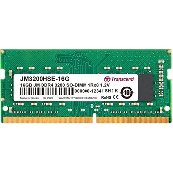 Transcend DDR4 16GB 3200MHz CL22 JM3200HSE-16G