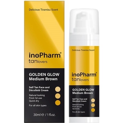 InoPharm Автобронзиращ крем за лице и деколте, 30 ml