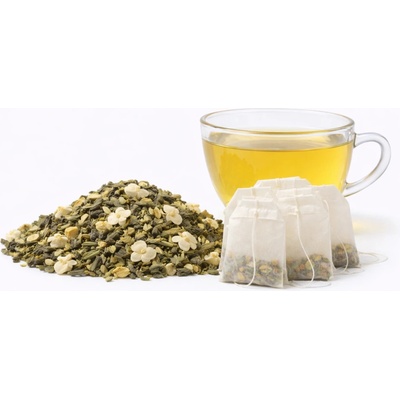 QuickTea Jasmínový zelený čaj Pouchong sáčkový čaj 18 ks