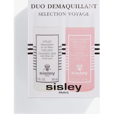 Sisley Cleansing Duo čisticí mléko Cleansing Milk With White Lily 100 ml + pleťové tonikum Floral Toning Lotion 100 ml dárková sada