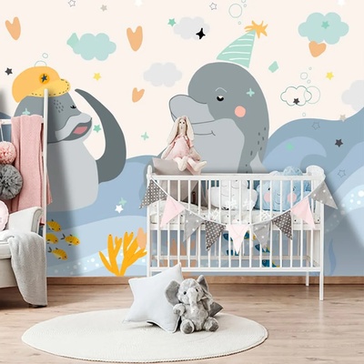 Art Gift Decor Фототапет Делфини приятели