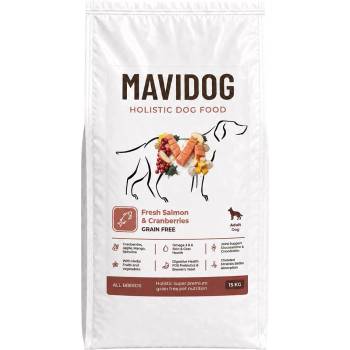 MAVIDOG HOLISTIC GF Adult - Fresh Salmon & Cranberries 15 kg