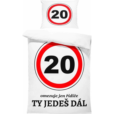 Impar Obliečky Ty ideš ďalej 20 rokov 140x200 70x90