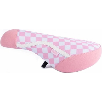 BMX Cult vans SLIP ON Fat bílo růžová šachovnice