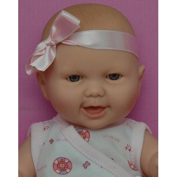 Berjuan Realistické miminko holčička v tričku která pije a čůrá