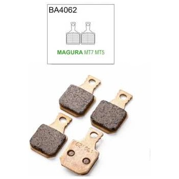 Brake Authority Накладки за дискови спирачки Brake Authority BA4062B MAGURA MT7 BRAKE PADS MTB BURLY