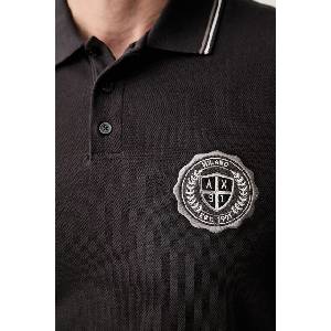 Giorgio Armani тениска с яка мъжка от памук (XM002921.AF13026) - answear - 164,27 лв
