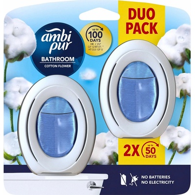 Ambi Pur Merlion Cotton Flower osvěžovač vzduchu 2 x 7,5ml – Sleviste.cz