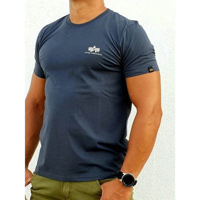 Alpha Industries Basic T Small logo Greyblack