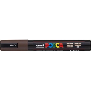 uni Декоративен маркер, 1, 8-2, 5 мм, UNI "Posca PC-5M", тъмнокафяв 300046000 (300046000)