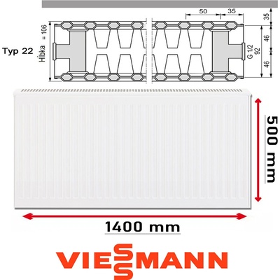 Viessmann 22 500 x 1400 mm