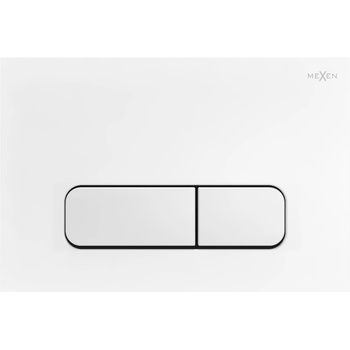 Mexen Fenix 02 бутон за изплакване, бял мат - 600220 (600220)