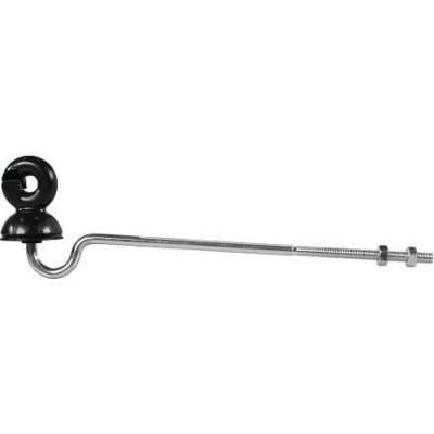 VNT electronics s.r.o. Kruhový izolátor zvon se zahnutou podpěrou, délka 22 cm, závit M6 - 10 ks