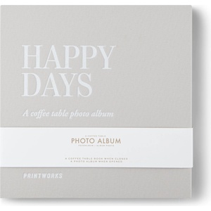 Printworks Албум за снимки HAPPY DAYS Printworks, сребърен (PRPW00465)