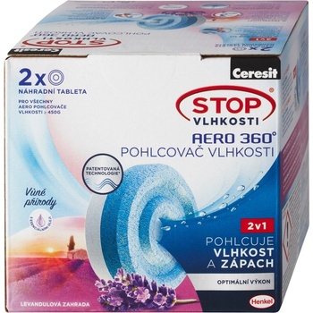 Ceresit Stop vlhkosti náhradné tablety Aero 2 x 450 g levanduľa