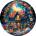 Bluebird Puzzle - Puzzle Round Puzzle - The Flower Cottage - 500 piese