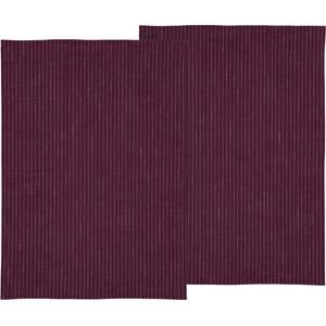 Södahl Малки кухненски кърпи Line Organic 50 x 70 см тъмнолилави 2 бр (33550)