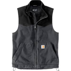 Carhartt Мъжки синтетичен елек Carhartt Montana Rugged Flex Relaxed Fit Duck Vest Synthetic vest - Shadow / Black - размер XL (032-1750-0214)