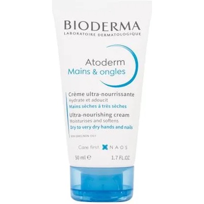 BIODERMA Atoderm Ultra-Nourishing Cream крем за суха, чувствителна и атопична кожа на ръцете 50 ml унисекс