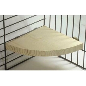 Karlie Flamingo dřevěné patro/sedátko do klece pro hlodavce 14 x 14 x 1,8 cm