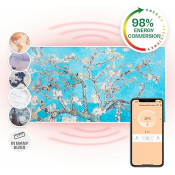 Klarstein Wonderwall Air Art Smart HTR10-WdwlS700wBlsm